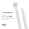Tr Industrial Cable Tie, 14 in L, Natural, Nylon 6/6, 40 lb Strength, 200 PK TR88304N-2PK - alternate 3